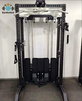 Appareil de musculation multifonctionnel avec tirage latéral / croisement de câbles, machine à sélection de charge par broche – Prise en charge de la taille personnalisée