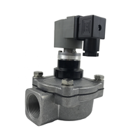 Katup Pulsa Paduan Aluminium RCAC20T4 3/4 Inci, Katup Pulsa Pneumatik 20mm, Katup Jet Pulsa Pilot Jarak Jauh Berulir Sudut Kanan