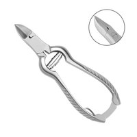 Pince à ongles professionnelle en acier inoxydable pour manucure et pédicure, outils de coupe de cuticules à lame tranchante, pour salon et usage domestique, OEM