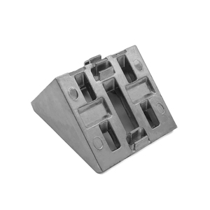 Dfh Die-cast nhôm Matt bề mặt 60x60 góc Doanh nối góc bên phải khung tam giác với ngu si đần độn đánh bóng kết thúc - Product Image 6