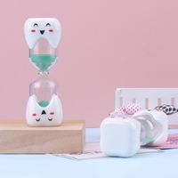 Timer Pasir untuk Menyikat Gigi Anak 1/3/5 Menit, Timer Jam Pasir Kamar Mandi untuk Latihan Menyikat Gigi Anak, Timer Wastafel Kamar Mandi