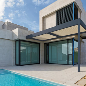 Topwindow láminas de Automat de aluminio pérgola Dropshipping. Exclusivo. De <span class=keywords><strong>acero</strong></span> jardín Gazebo <span class=keywords><strong>Pergola</strong></span> - Product Image 3