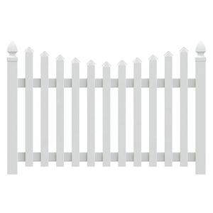 Pvc barato cerca de la valla de jardín de plástico blanco cerrado valla - Product Image 1