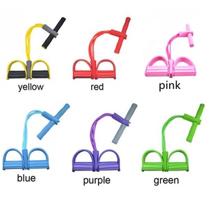 Ejercitador Abdominal Elástico <span class=keywords><strong>de</strong></span> 4 Tubos <span class=keywords><strong>con</strong></span> Agarre, Cuerda <span class=keywords><strong>de</strong></span> Resistencia <span class=keywords><strong>con</strong></span> Pedal <span class=keywords><strong>de</strong></span> TPE, <span class=keywords><strong>Banda</strong></span> <span class=keywords><strong>de</strong></span> Resistencia, Gran Venta - Product Image 2