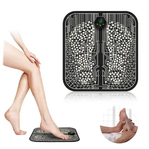 beauty device heated silicone ems foot massager with remote control