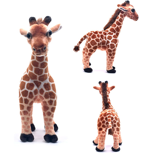 Nuovo Peluche Creativo a Forma di Giraffa Realistica, Morbido e Carino, Cuscino a Collo Lungo, Bambola di Comfort per Bambini, Regalo di Compleanno, Vendita all'Ingrosso - Product Image 2