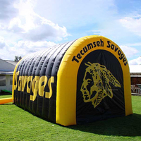 Tente tunnel gonflable d'extérieur personnalisée en promotion – Tunnel sportif gonflable pour jeux sportifs