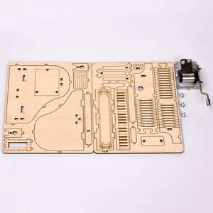 Rompecabezas de Piano de Madera 3D, Juguete de Madera para Niños, Bloques de Música Educativos, Modelo de Ensamblaje Interactivo para Padres e Hijos, 50 Piezas, 3 Estrellas - Product Image 5