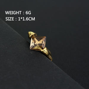 Anillo de Harry Deathly Hallows personalizado para hombre y mujer, accesorios de regalo de joyería conmemorativa de <span class=keywords><strong>TV</strong></span> de película europea y americana Retro - Product Image 5