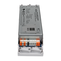 Driver LED Profesional 96W DALI DT8, Input 100-277VAC, Tegangan Konstan 24V, Push Dim untuk Kontrol Pencahayaan Pintar