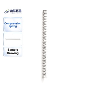 زنبرك ضغط حلزوني صناعي مخصص عالي الدقة من الفولاذ المقاوم للصدأ 304، مقاوم للحرارة - Product Image 1