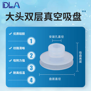 Promoción de Fábrica DP Tianxing, Boquilla de Succión de Silicona de Doble Capa de Cabeza Grande, Brazo Robótico Industrial Neumático con Ventosas - Product Image 4