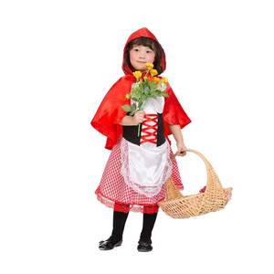 Disfraz de Caperucita Roja para Halloween y Navidad, Conjunto de Capa para Niñas, Traje de Cosplay para Fiestas y Actuaciones - Product Image 4