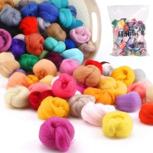 100% Merino <strong>Wool</strong> Roving for DIY <strong>Craft</strong> Materials <strong>Wool</strong> Felt Wholesale Various Color 100% Woolen Yarn Handmade Fibre - Product Image 3