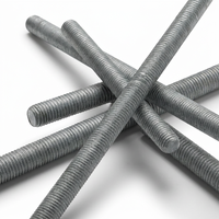 Hot-Dip Galvanized Carbon Steel Screw Stud Bolt Thread Rod DIN975 DIN976