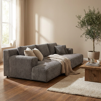 Canapé compressé 2-en-1 convertible en lit, fauteuil en mousse sans cadre compressé sous vide, canapé compact en boîte pour salon et mobilier de maison