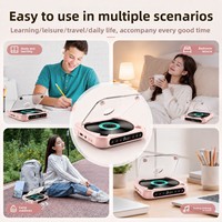 Reproductor de CD Portátil Mini Walkman para Estudiantes, con Potencia de Salida de 2W, Material ABS, Interfaz AUX, para Álbumes Más Vendidos