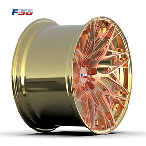 Nouvelle jante de course concave forgée en 2 parties FSB de 17 à 24 pouces avec finition argentée et garantie de 3 ans pour la rénovation/amélioration - Product Image 3