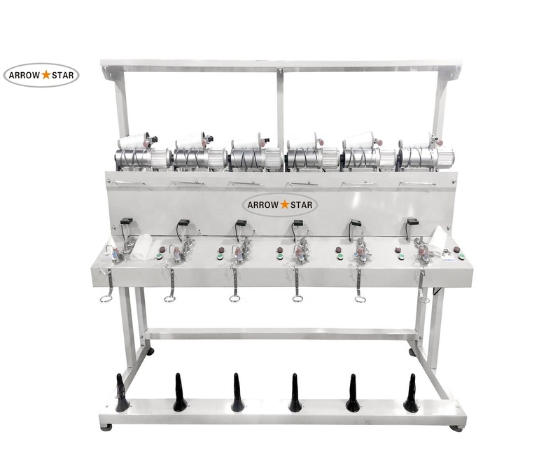 6 Heads Automatic Yarn Winding Machine