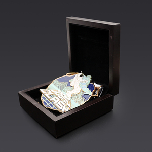 Hộp Trưng Bày Đồng Xu Thử Thách Vàng Quà Tặng Chất Lượng Cao Hộp Đồng Xu Nhung Sang Trọng Màu Xanh Bạc Gỗ Thách Thức Tùy Chỉnh - Product Image 6