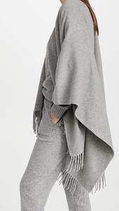 2023 GCS Custom autunno inverno donna scialle lavorato a maglia mongolo lana Cashmere <span class=keywords><strong>Poncho</strong></span> - Product Image 4