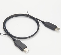FTDI FT232RL USB-NMC-2.5M , USB vers UART Null Modem Câble USB A mâle vers A mâle 2.5M