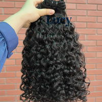 Vente en gros d'extensions de cheveux indiens bruts ondulés, lots de cheveux humains naturels bouclés du Temple de Birmanie, fournisseur