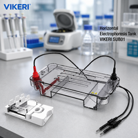Cuve d'électrophorèse horizontale VIKERI SUB01 OEM pour la séparation d'ADN en laboratoire avec électrode en platine de haute pureté à 99,99 %