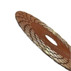 ใบเลื่อยเพชรแบบกดร้อนขนาด115มม. 125มม. ใบเลื่อยเพชรเหมือน<span class=keywords><strong>ปลา</strong></span>สไตล์ยุโรปสำหรับการก่ออิฐหินแกรนิต - Product Image 3