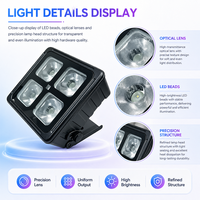 Lampe LED RVBWA UV en aluminium étanche populaire en gros avec télécommande sans fil