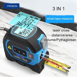 Probon 3 trong 1 40m 60m Hồng Ngoại Kỹ Thuật Số Thông Minh điện tử tự động kỹ thuật số laser đo băng - Product Image 5