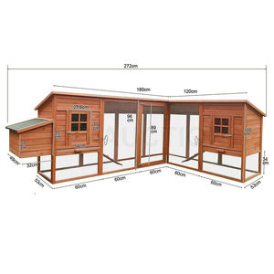 Ekstra büyük tavuk kümesi evler tavşan kafesi hayvan kümes Pet kafesleri taşıyıcılar - Product Image 1