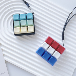 Teclas de teclado de 9 botones anti-ansiedad, juguete antiestrés, teclas de teclado para aliviar la ansiedad, llaveros de juguete para aliviar el estrés - Product Image 1