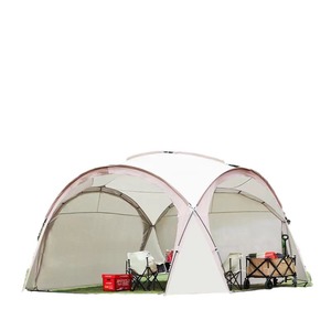 Outdoor Camping Tent 420x420x230mm Double Layer Windproof Waterproof Sun Shelter For 3-4 People Four Seasons Use - Product Image 2