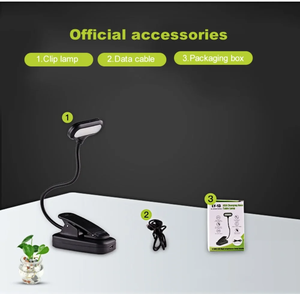 Smart Home Products LED Eye Book Night Light Adjustable <b>Mini</b> Clip-On Study <b>Desk</b> Lamp Battery Smart Home Products - Product Image 2