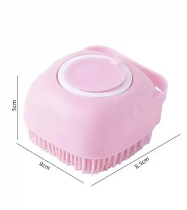 Wholesale <b>Silicone</b> Dog Cat Bath Clean Grooming Brush Self Cleaning Portable Pet Grooming Shower Shampoo Combs <b>Tools</b> - Product Image 6