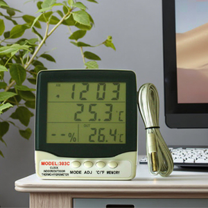 AT-303C trong nhà/ngoài trời Nhiệt kế ẩm kế và Đồng Hồ Nhiệt Độ thiết yếu dụng cụ cho nhà và vườn sử dụng - Product Image 6