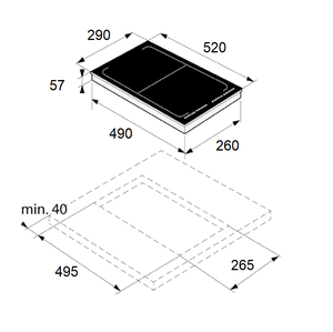 Table <span class=keywords><strong>de</strong></span> <span class=keywords><strong>cuisson</strong></span> électrique multifonctionnelle pour <span class=keywords><strong>caravane</strong></span> <span class=keywords><strong>de</strong></span> camping Table <span class=keywords><strong>de</strong></span> <span class=keywords><strong>cuisson</strong></span> à induction en céramique avec 2 brûleurs intégrés - Product Image 5