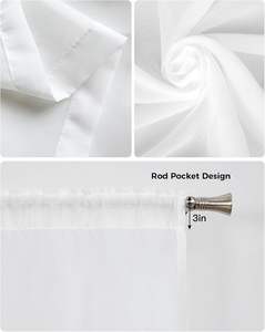 Rideaux de cuisine Black Bear, rideaux de fenêtre de cuisine, rideaux vintage animaux ferme pin brun forêt, rideaux à plusieurs niveaux pour salle de bain - Product Image 6