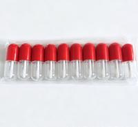 Vente en gros de tubes à gloss à lèvres en capsule de 5 ml, tubes vides, flacons de recharge portables pour gloss à lèvres, contenants d'emballage cosmétique