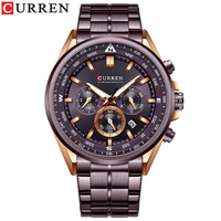 CURREN 8399 Uhr Top-Marke Luxus Mode Casual Relogio Masculino Reloj Edelstahl Wasserdichte Quarz-Armbanduhr