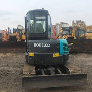Mini-excavatrice d'occasion Kobelco SK55SR, d'origine japonaise, SK 55 SR, 5 tonnes, 5T, 5,5 tonnes, 5,5T, mini-pelle sur chenilles, excavatrice - Product Image 5