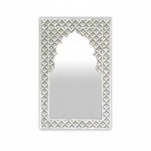 กระจกติดผนังลายมุกทำด้วยมือดีไซน์ทันสมัยสวยงามสำหรับตกแต่งห้องนอนโรงแรมร้านอาหารหรือห้องน้ำ - Product Image 1