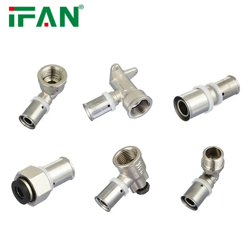 IFAN tiêu chuẩn cao pex Multilayer phù hợp Pert phù hợp nickelplating pex Multilayer phù hợp pex Brass phù hợp