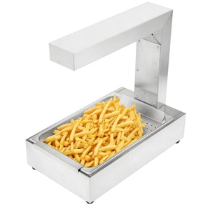Chauffe-frites commercial électrique en acier inoxydable, équipement de cuisine, station de chauffe-pommes de terre de comptoir - Product Image 5