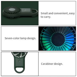 พัดลมพกพาขนาดเล็กแบบพกพาสำหรับใช้งานกลางแจ้ง ชาร์จผ่าน USB สีส้ม สำหรับธุรกิจ - Product Image 3