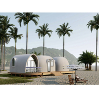 Maison préfabriquée en forme d'igloo, écologique, imperméable, facile à assembler, pour les lieux de villégiature