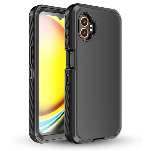 Heavy Duty Shockproof Dual-Layer Full-Body Armor Cover Rugged Protection Carrying Phone Case for Samsung Galaxy X Cover 7 Pro