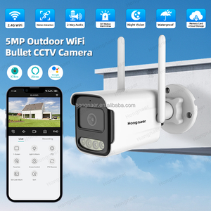 Hongnaer 2/3/5 Мп Водонепроницаемая уличная HD Wi-Fi Беспроводная умная IP-камера видеонаблюдения ICSee CCTV сеть Wi-Fi камера безопасности - Product Image 2