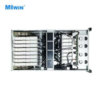 Boîtier d'extension GPU 4U personnalisé pour 16 cartes JBOG 20 PCIE 4.0 X16, châssis d'extension pour 16 cartes GPU, boîtier GPU serveur 4U pour Deep Seek